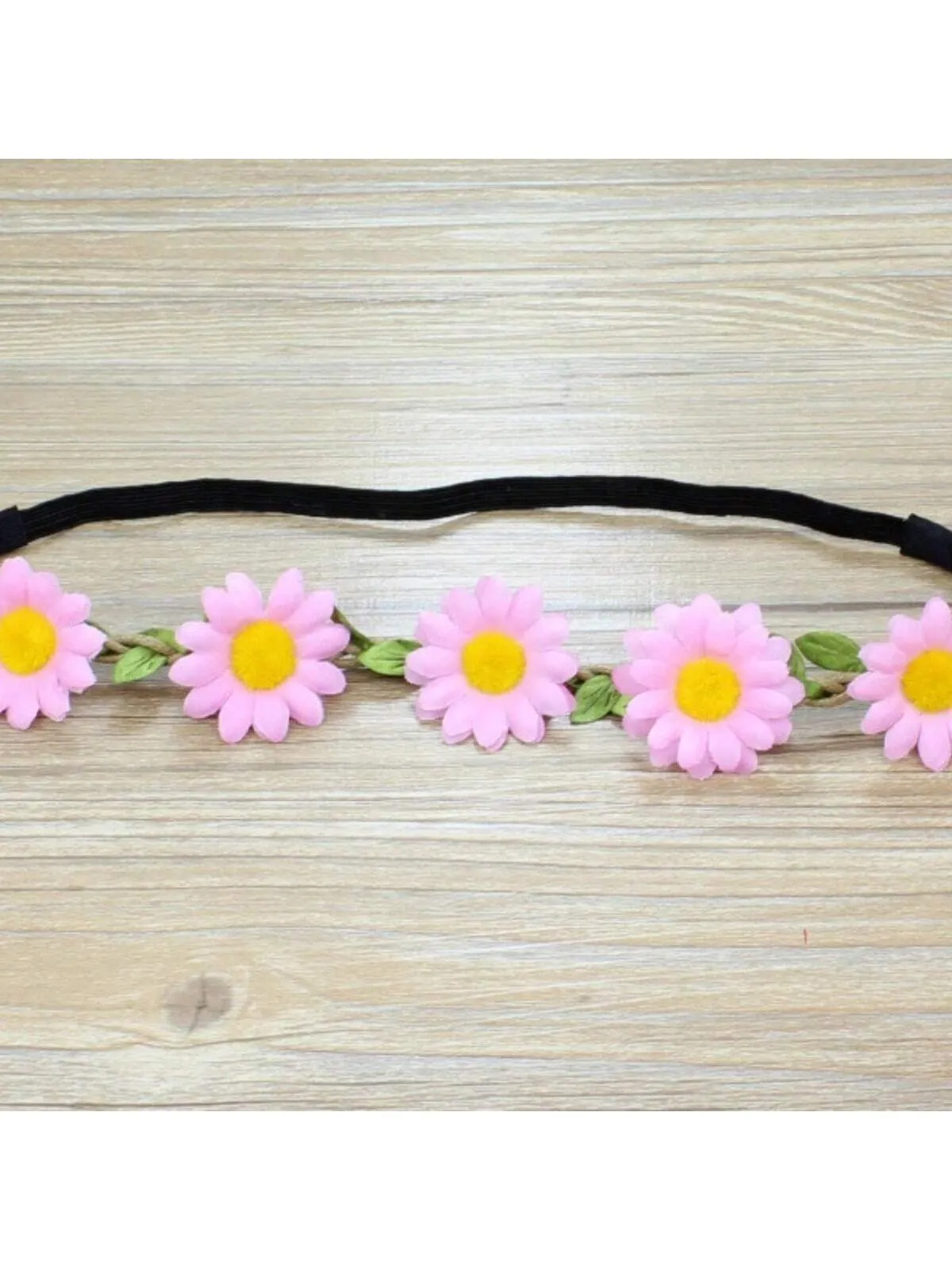 1 Piece Multicolor Lady Girl Fashion Flower Crown Floral Garland Daisy Bohemia Headbands Head Ties For Festival Wedding Party Themed Beach Party