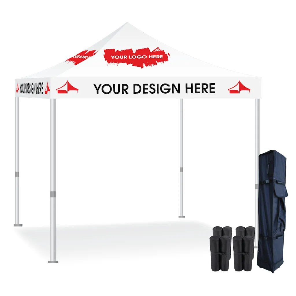 10x10 Custom Printed Canopy Tent Package #1