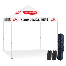 10x10 Custom Printed Canopy Tent Package #1