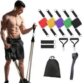 150lbs Exercise Training Resistance Bands Set