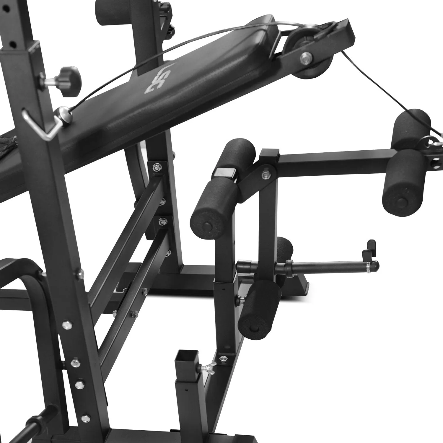 6-in-1 Adjustable Multi-function Bench Press with Leg Extension