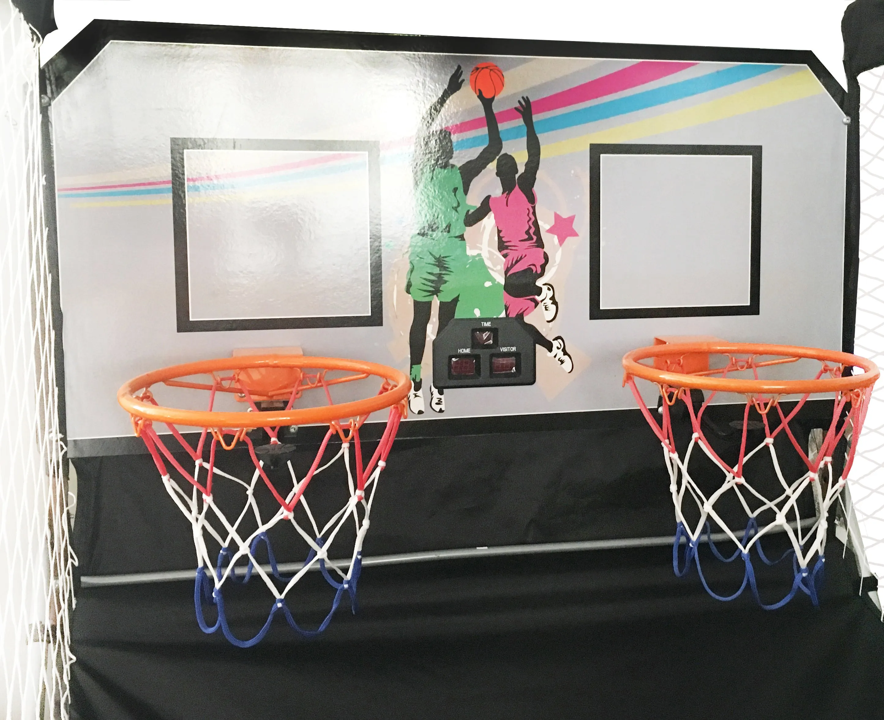 8-Game 2-Player Foldable Arcade Basketball Game