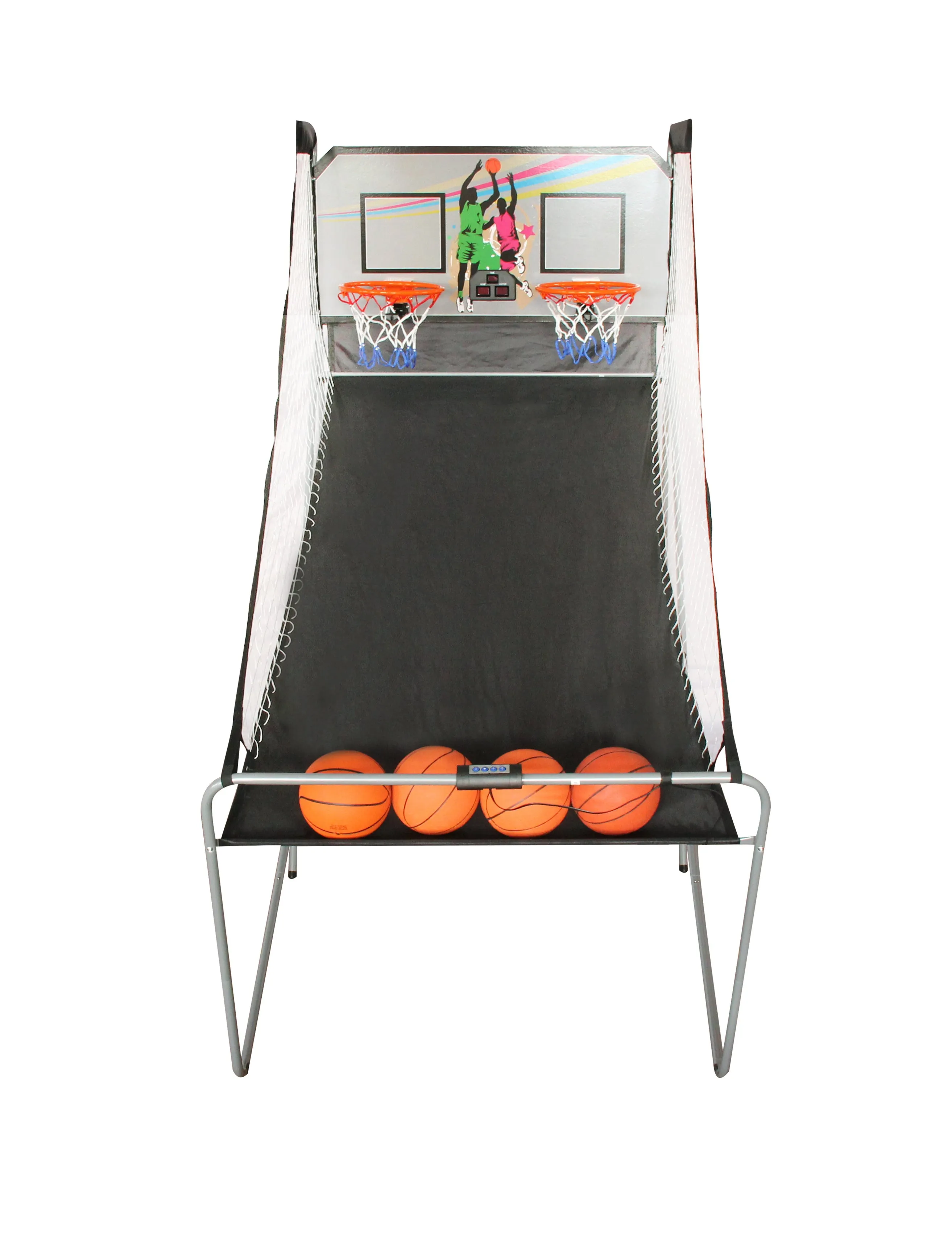 8-Game 2-Player Foldable Arcade Basketball Game