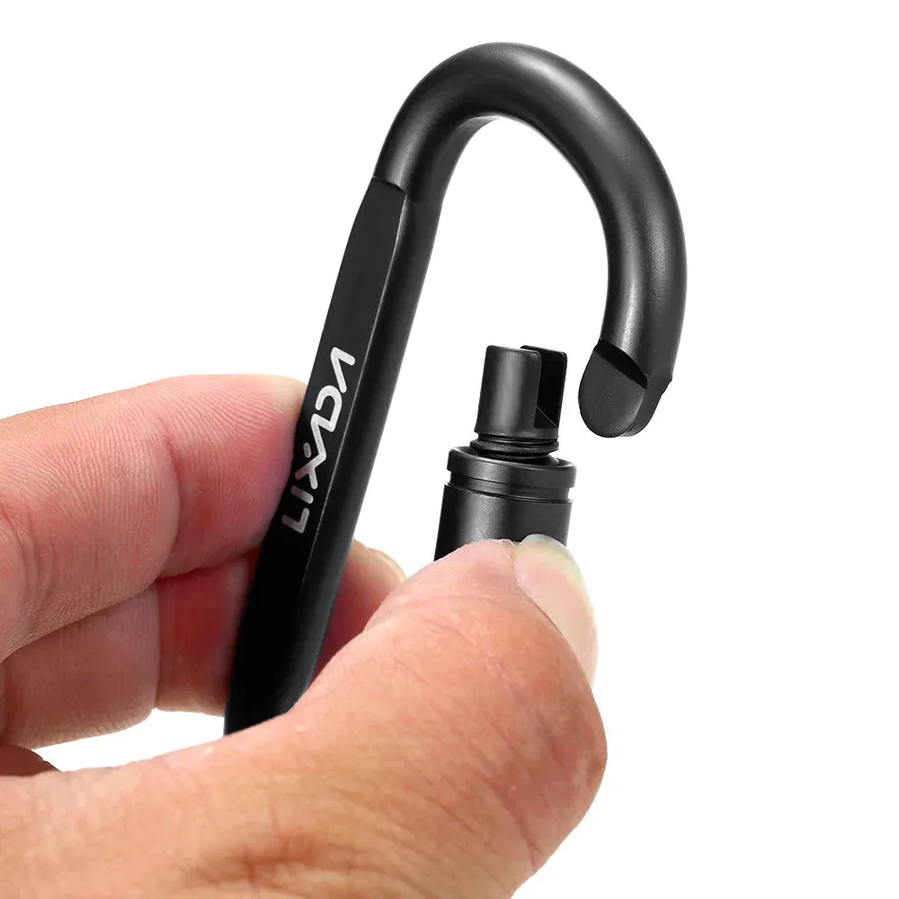 9 PCS Survival D-ring Locking Carabiner Clip Set Screw Lock Hanging Hook Buckle Karabiner Camping Climbing Equipment