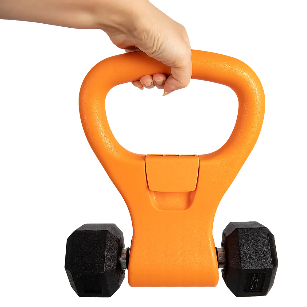 Adjustable Portable Kettlebell Weight Grip for Dumbbells