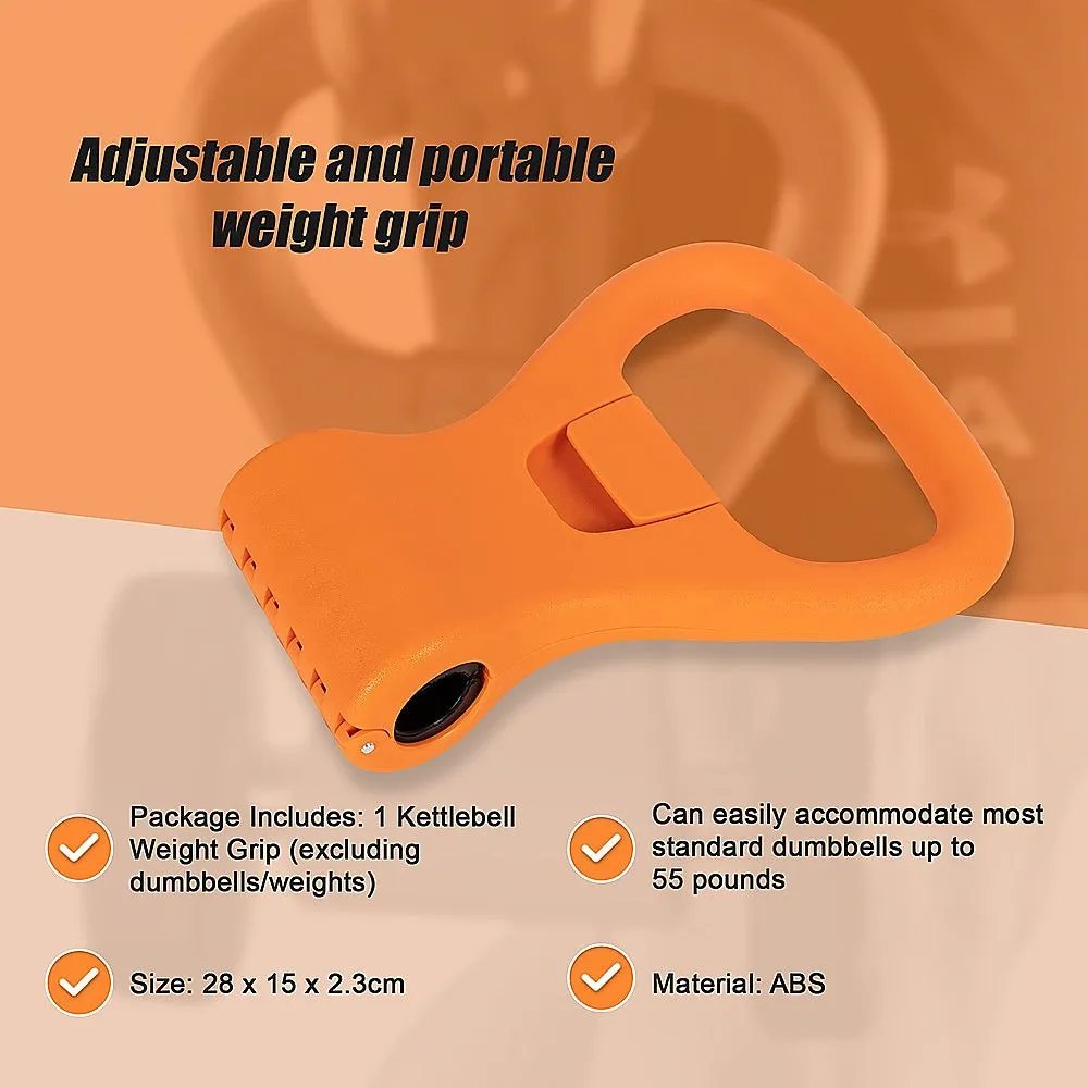 Adjustable Portable Kettlebell Weight Grip for Dumbbells