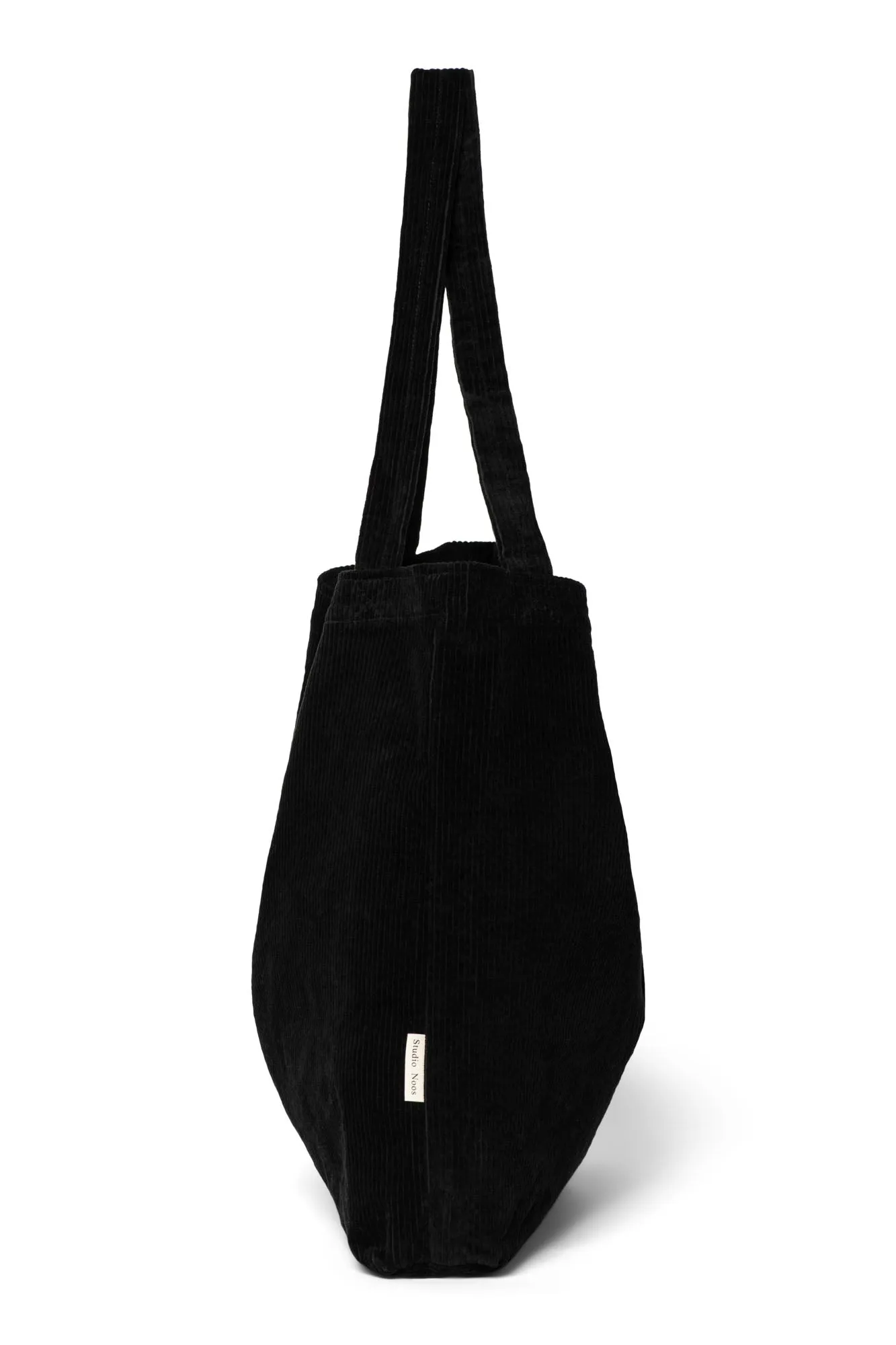 All Black Rib Mom Bag