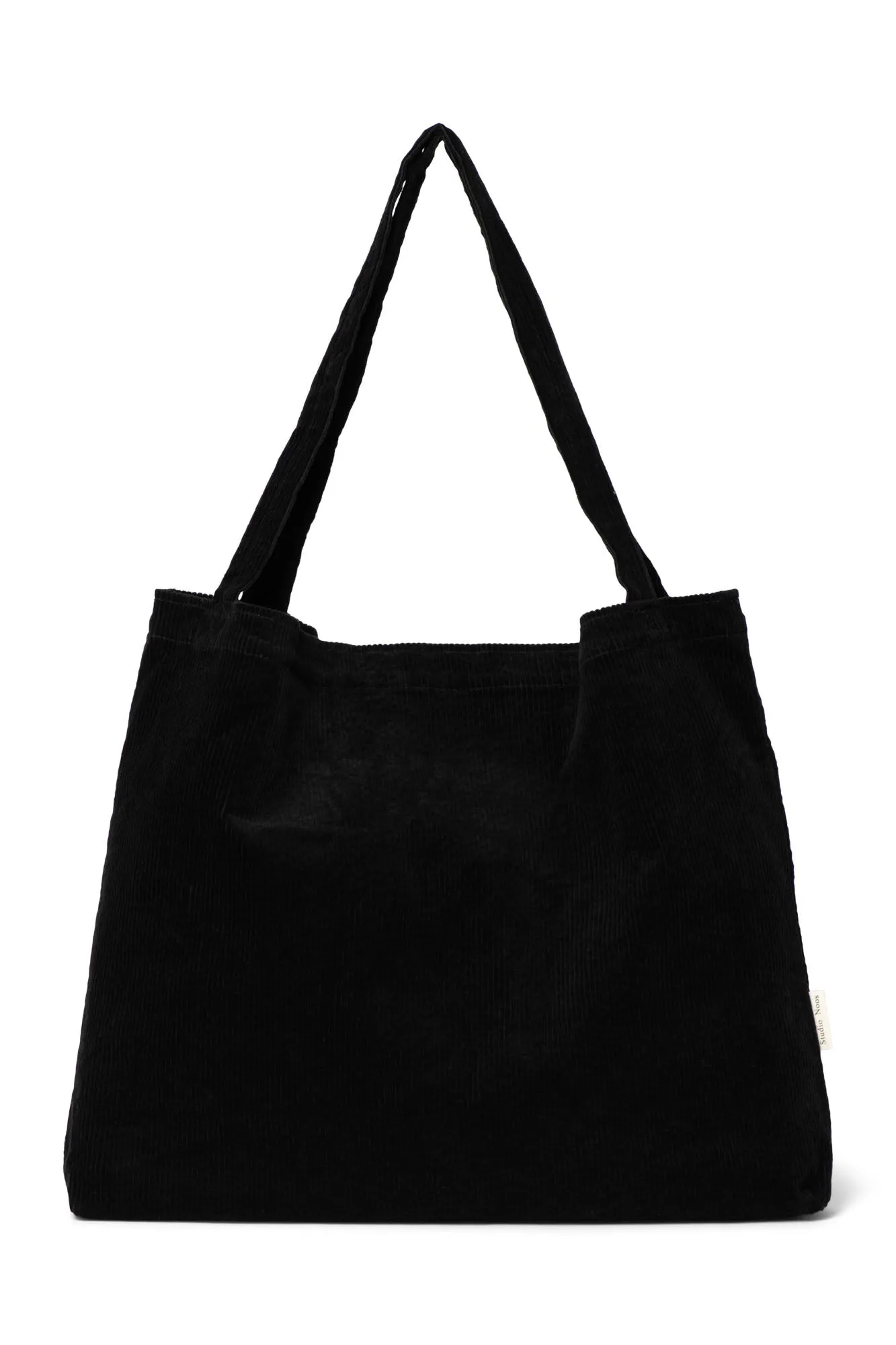 All Black Rib Mom Bag