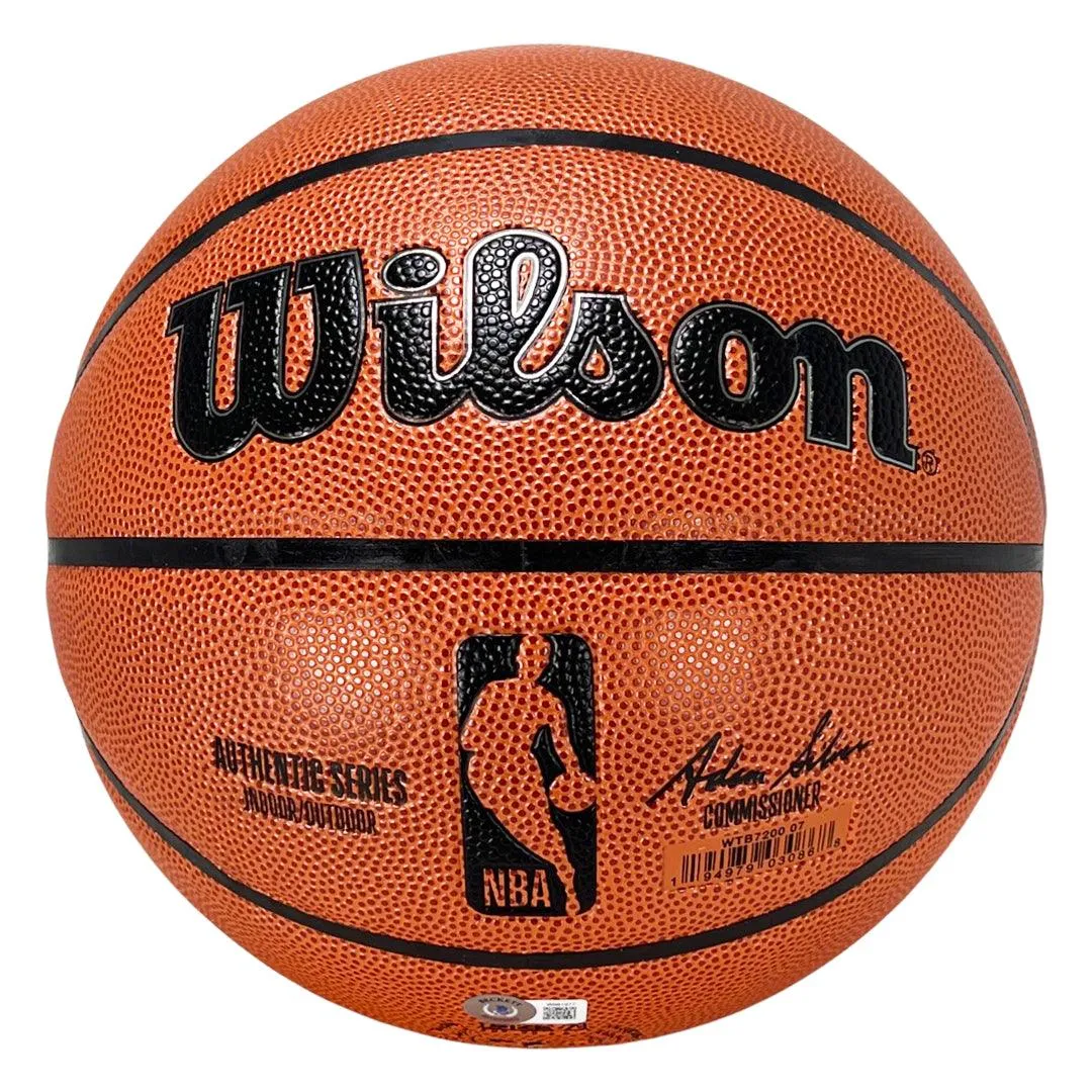 Allen Iverson Signed Wilson NBA Authentic Series Basketball (Beckett)