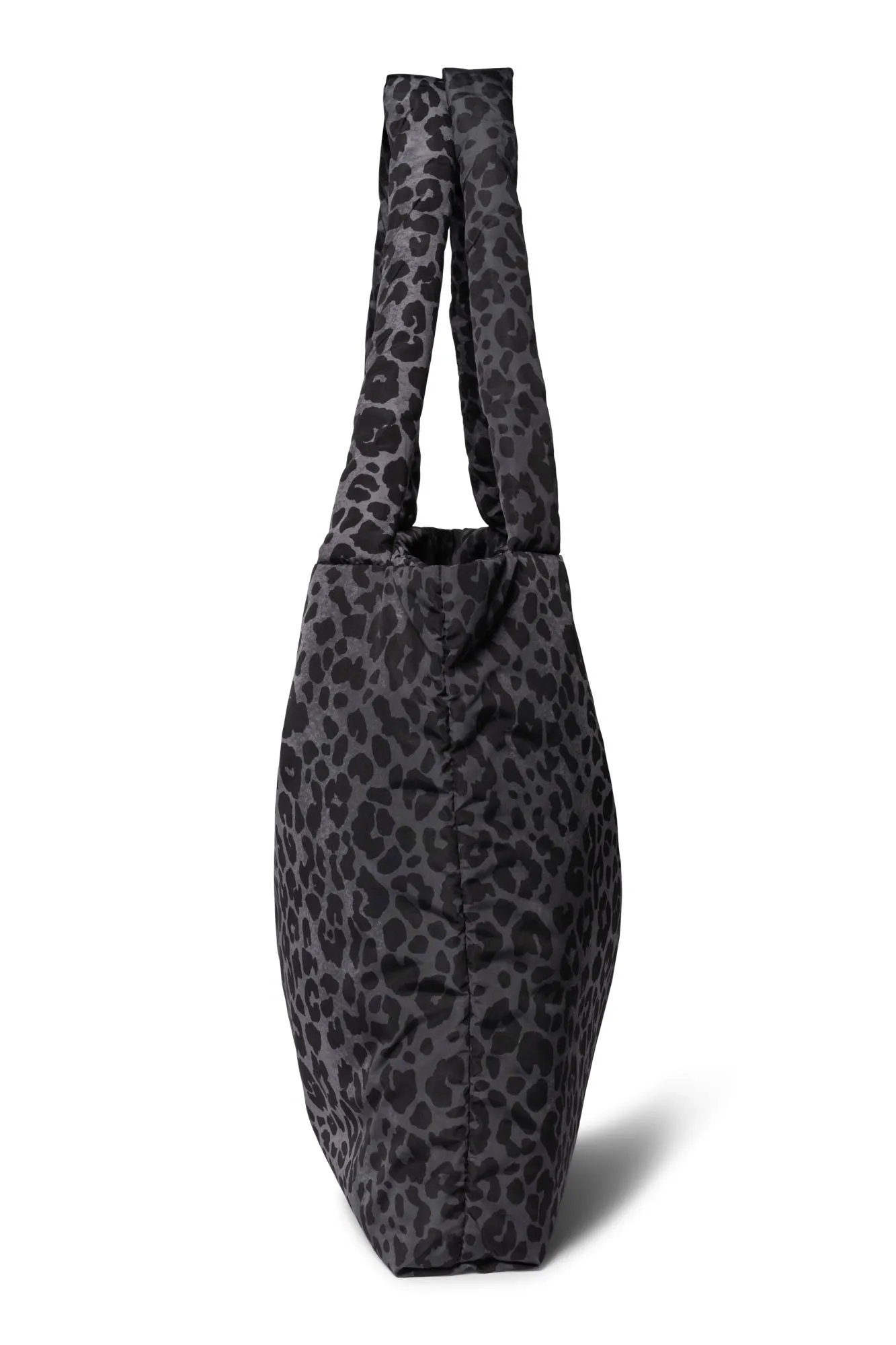 Antra Stylish Leopard Print Puffy Mom Bag - Spacious and Trendy Diaper Tote for Stylish Moms