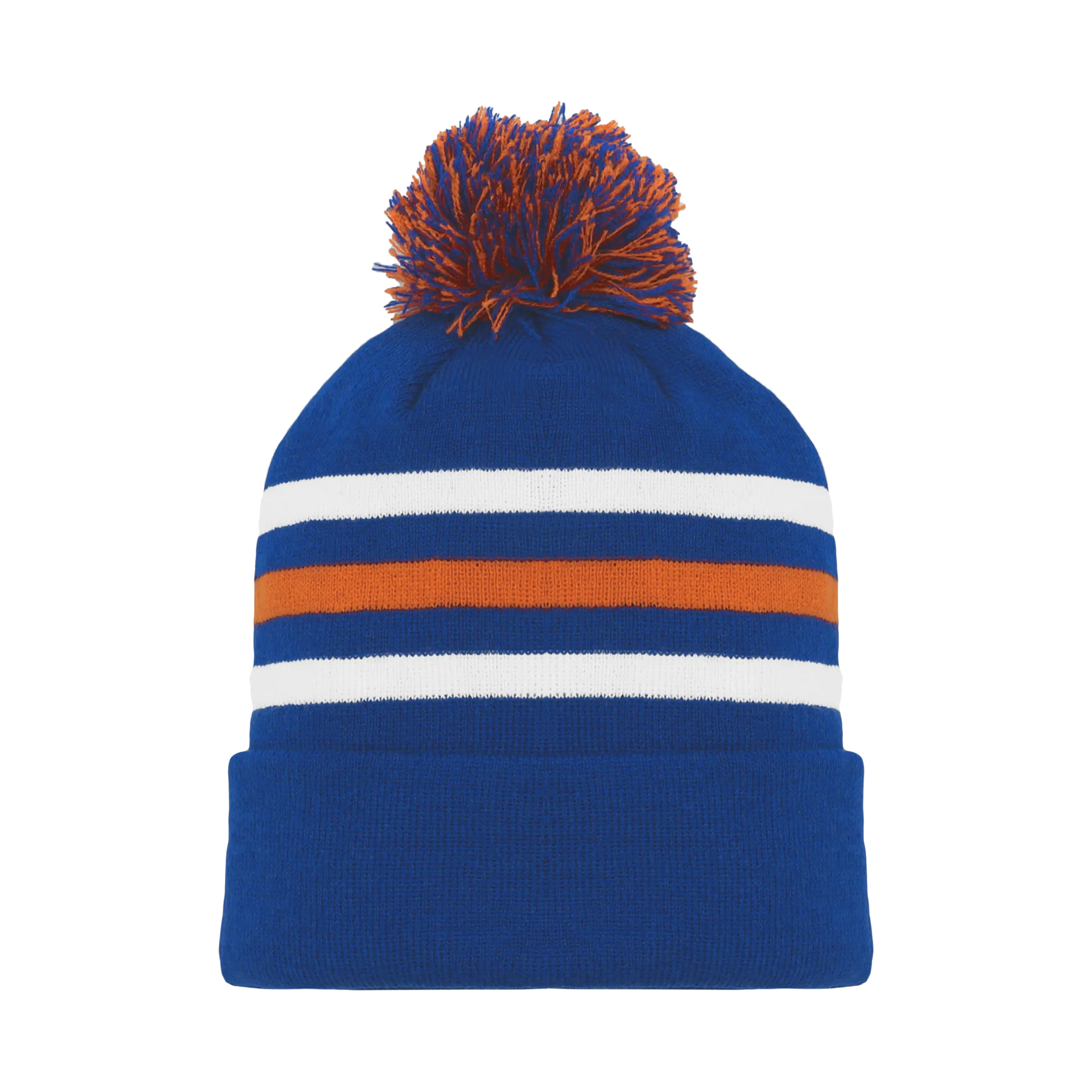 Athletic Knit (AK) A1830Y-820 Youth Edmonton Royal Blue Hockey Toque/Beanie