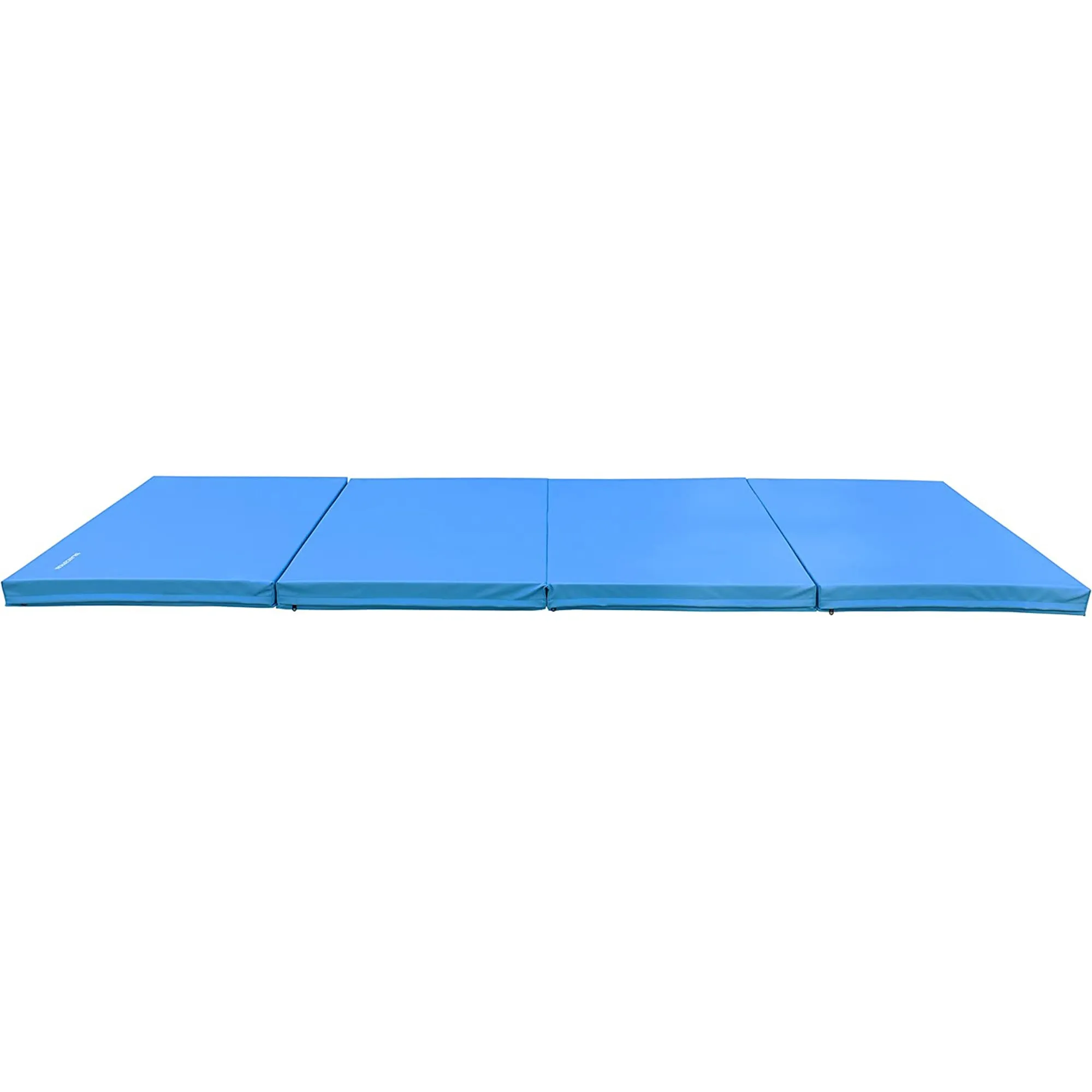 BalanceFrom Fitness 10'x4' All Purpose Folding 4-Panel Exercise Mat, Blue (Used)