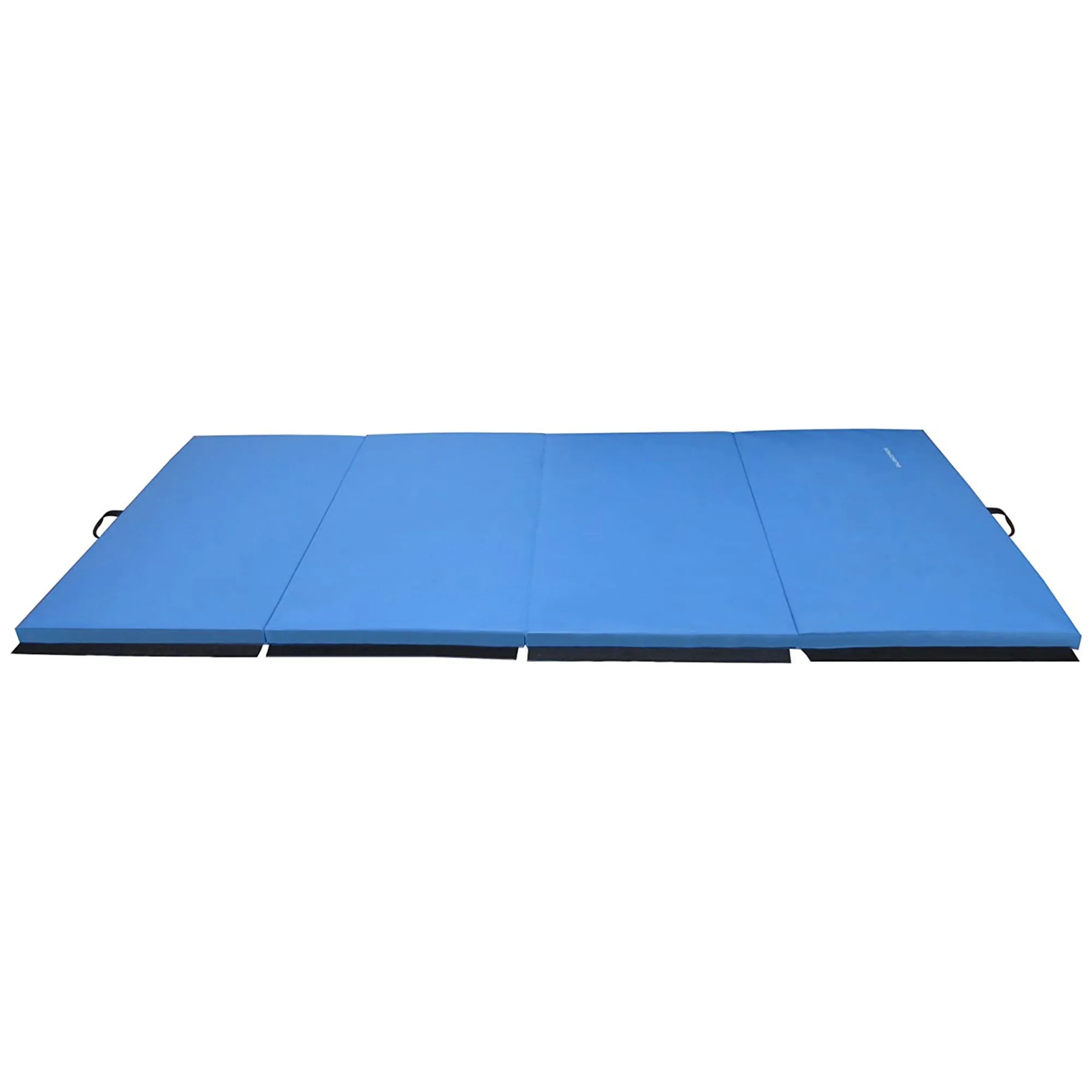 BalanceFrom Fitness 120x48in All Purpose Folding Gymnastics Mat, Blue (2 Pack)