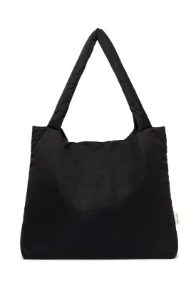 Black Puffy Mom Bag