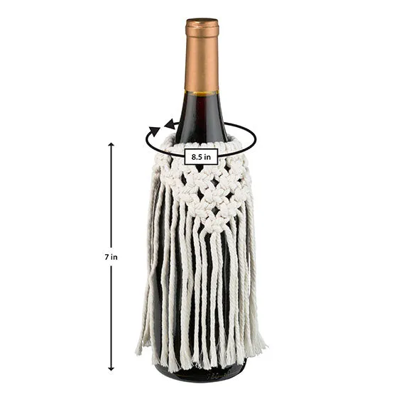 Bohemian Macrame Bottle Cover Party Wedding Decoration