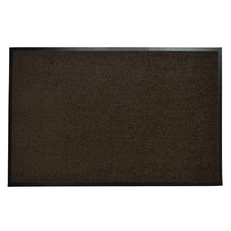 Brown Twister Non-Slip Heavy Duty PVC Barrier Door Mat - Assorted Sizes