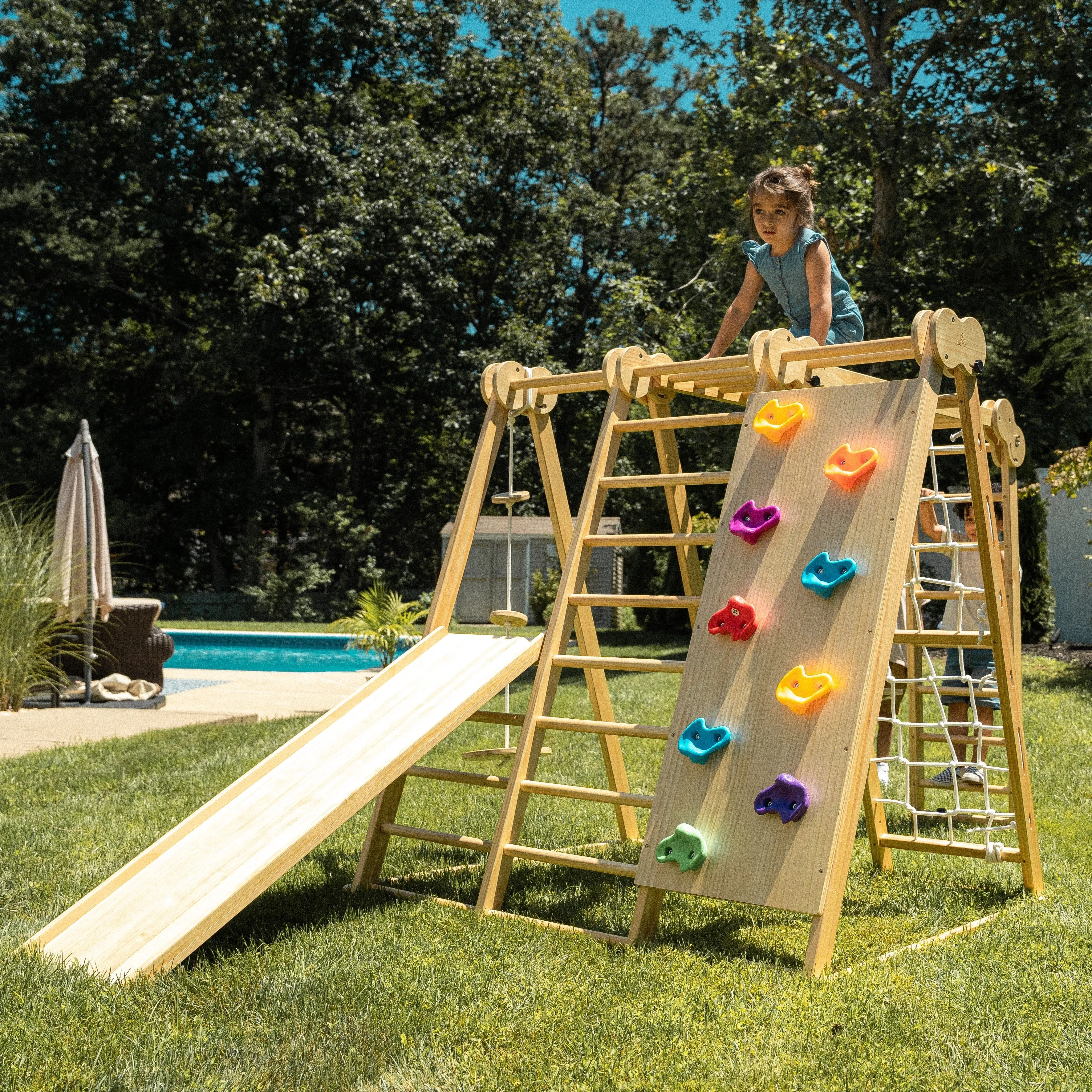 Chestnut - 8-in-1 Indoor Jungle Gym