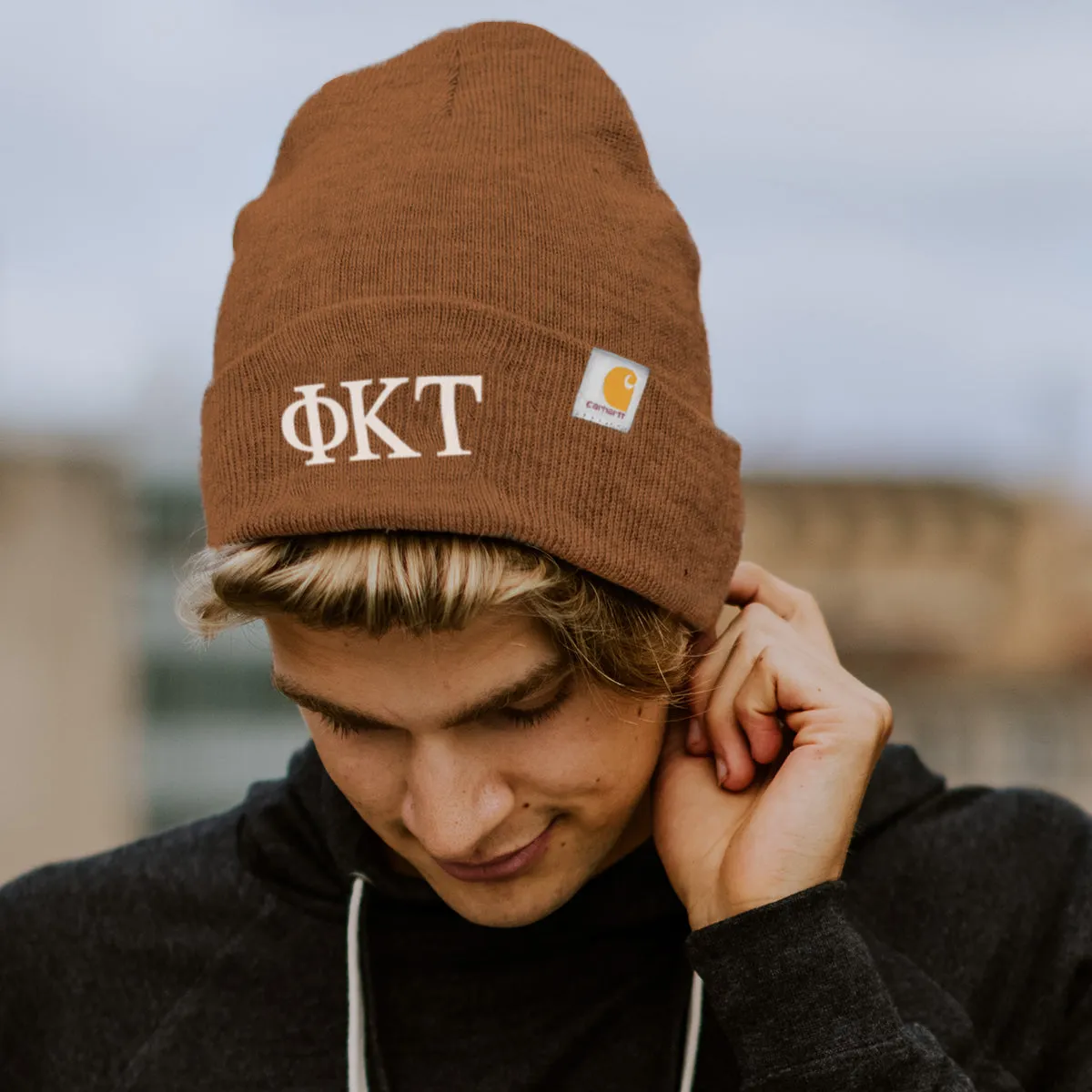 Chi Phi Brown Carhartt Beanie