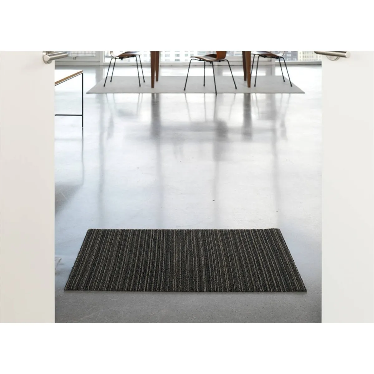 Chilewich Utility Mat Skinny Stripe Steel 61x91cm