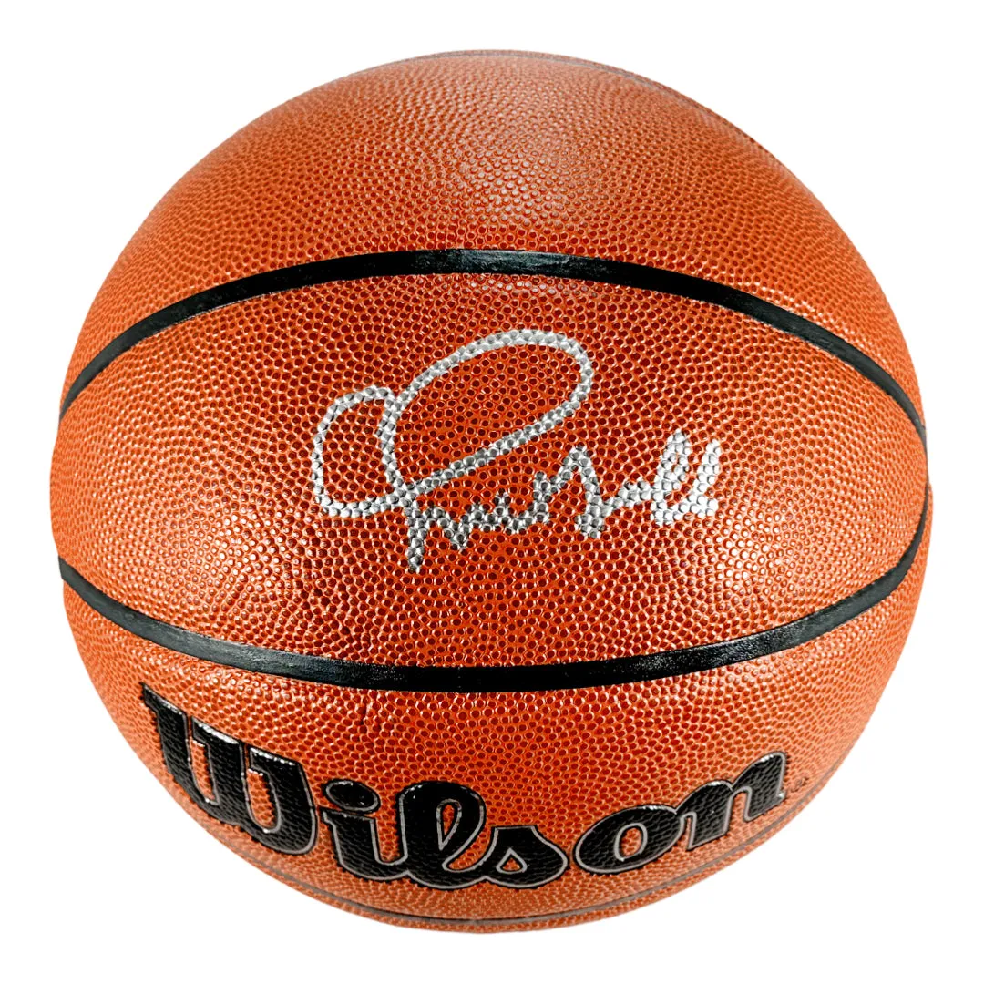 Chris Mullin Signed NBA Wilson Authentic Series Basketball (Beckett)