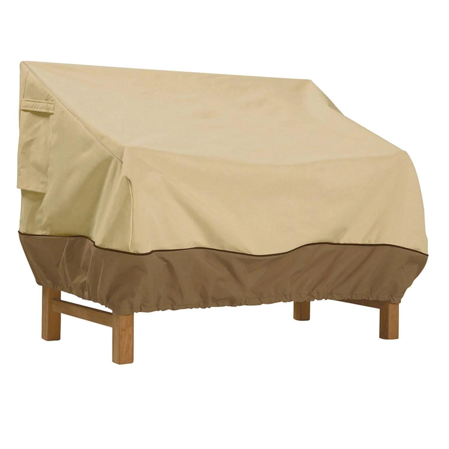 Classic Accessories Veranda Patio Bench Cover - Durable and Water Resistant Patio Set Cover, Medium (55-646-011501-00)