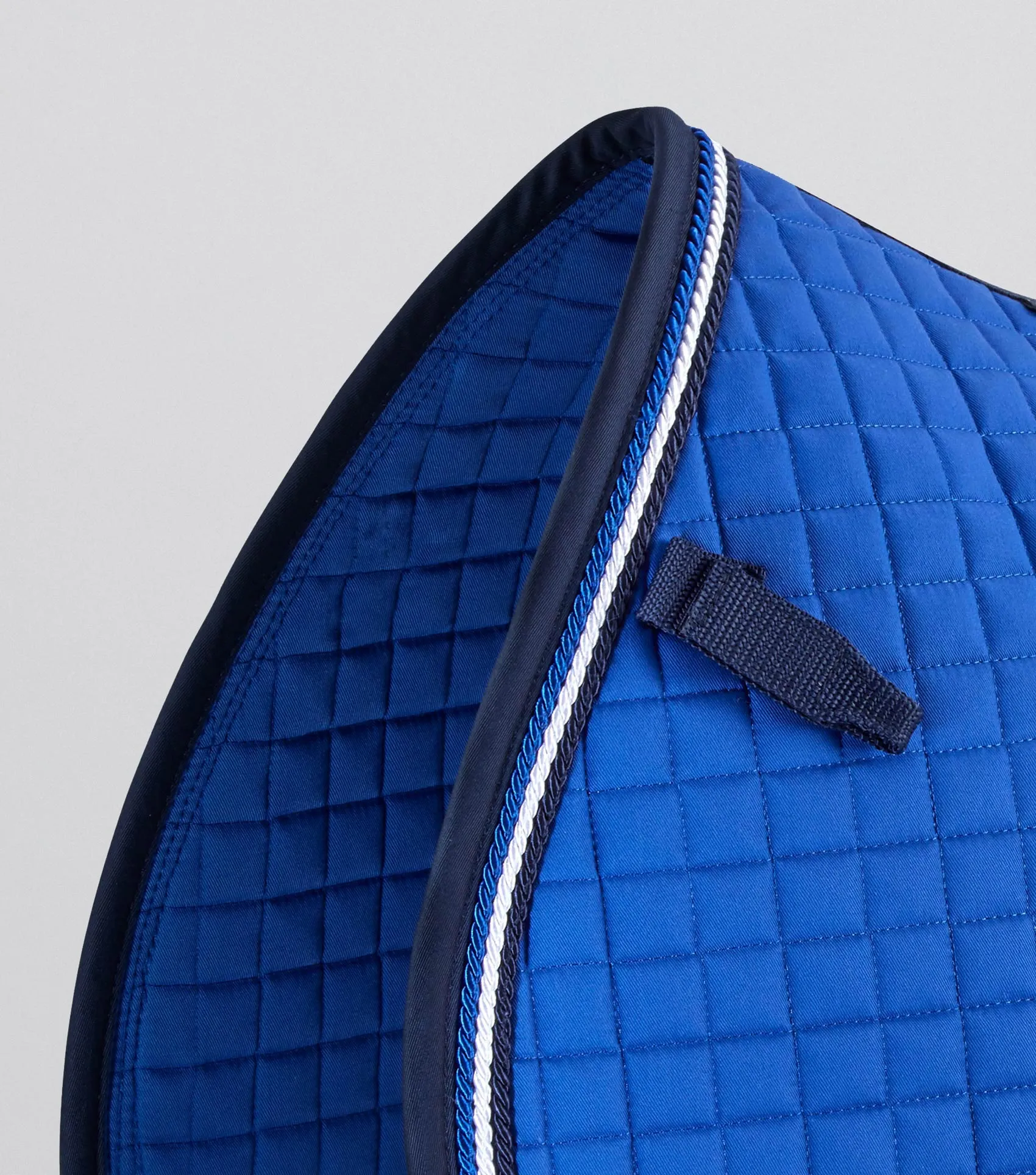 Close Contact European Cotton Saddle Pad - GP/Jump Square Royal Blue