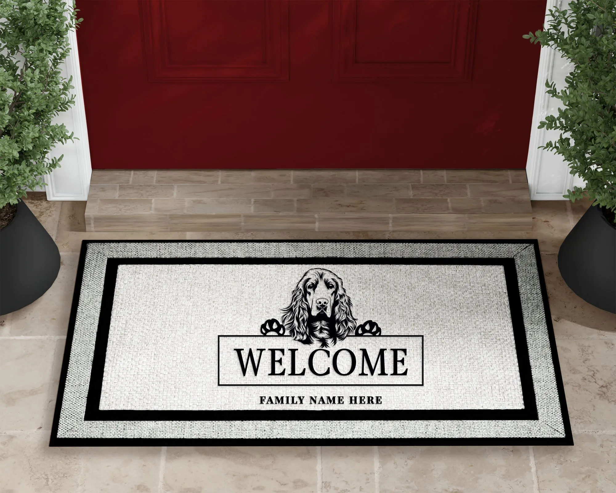 Cockerspaniel Dog Welcome Mat