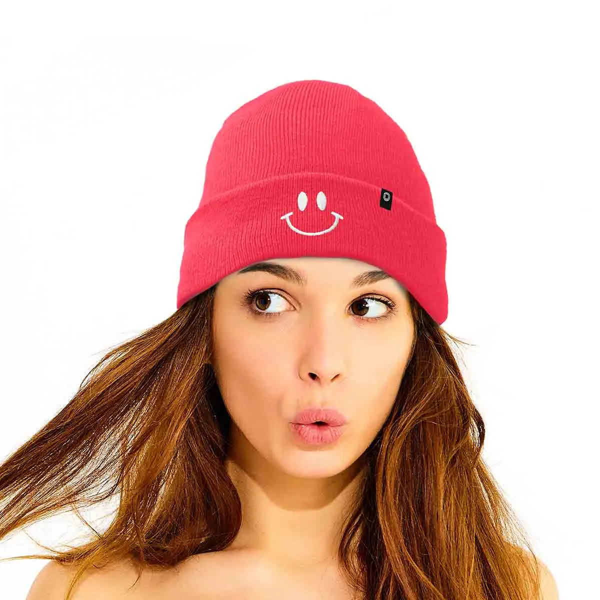 Dalix Smile Face Beanie