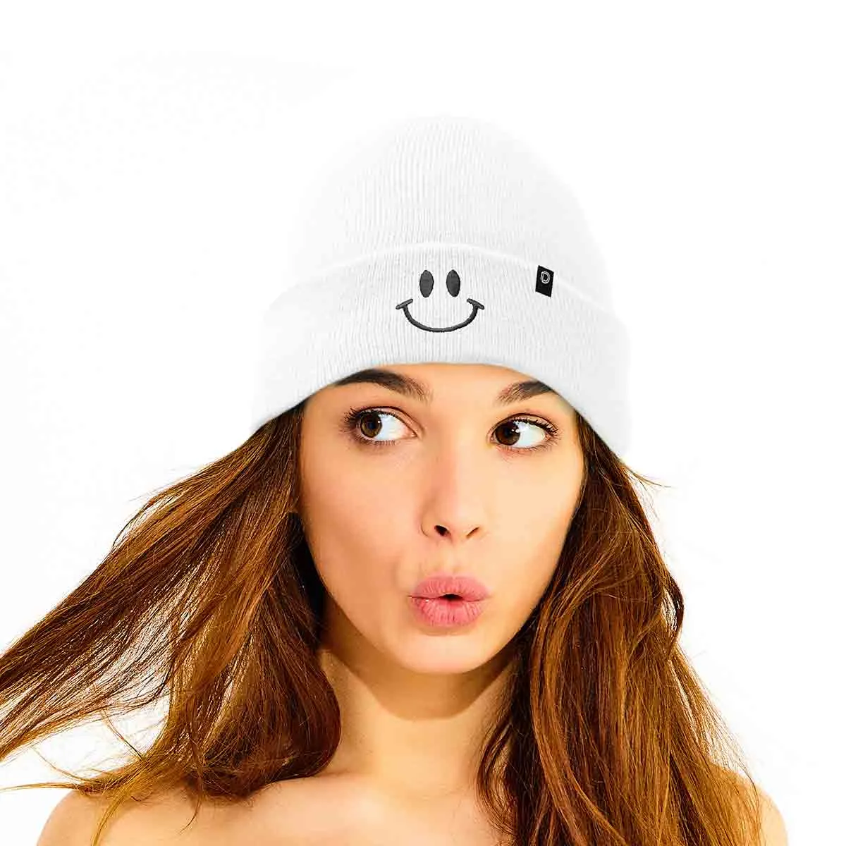 Dalix Smile Face Beanie