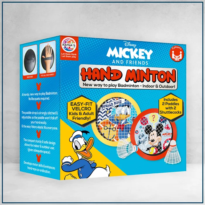 Disney Mickey & Friends Handminton New way to play badminton indoors & outdoors