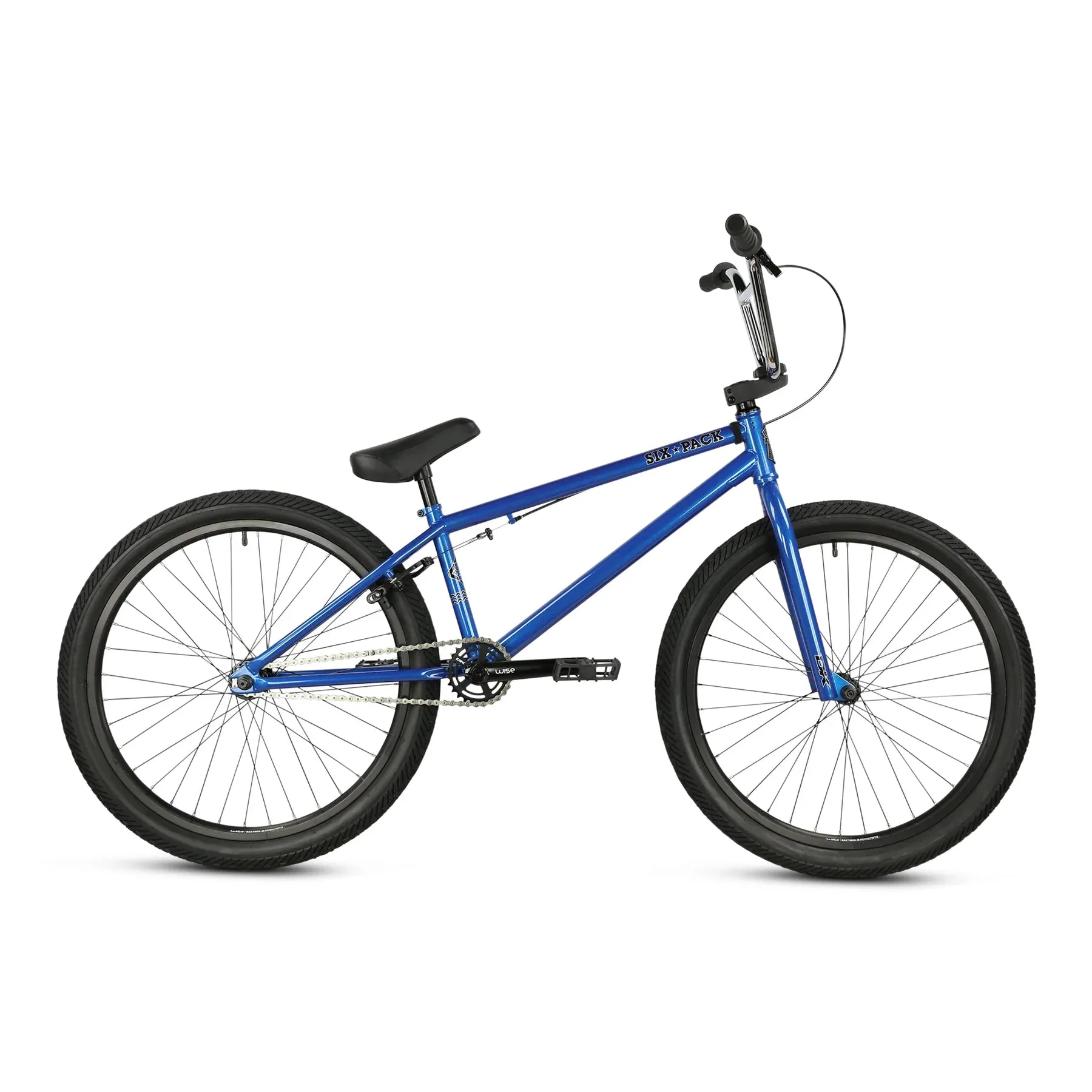 DK Six Pack 24" Complete BMX Bike - Blue