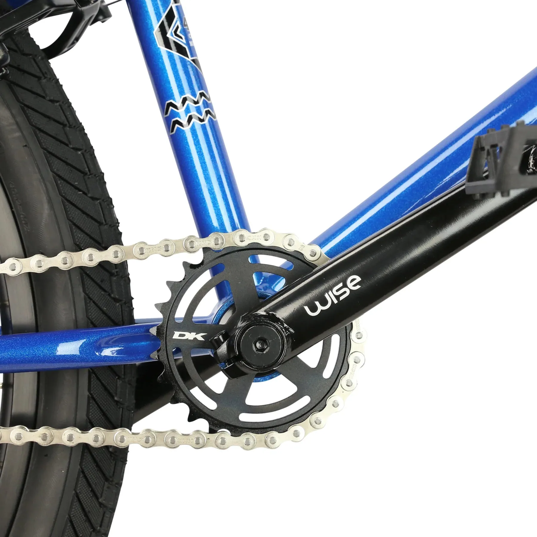 DK Six Pack 24" Complete BMX Bike - Blue