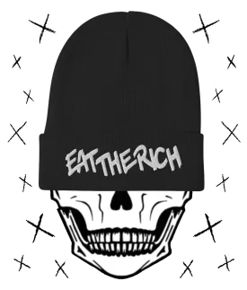 EAT THE RICH Embroidered Beanie