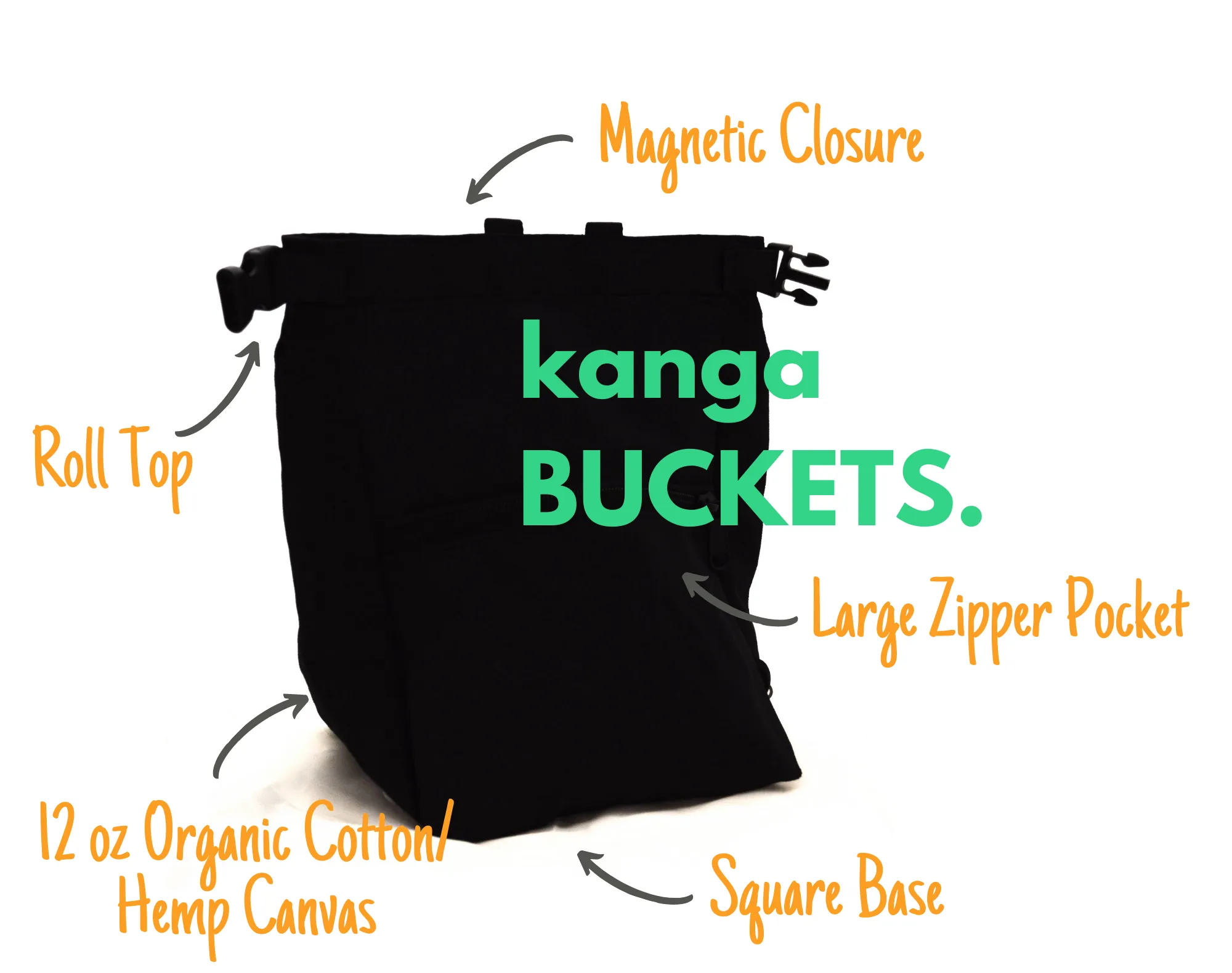 Eco Conscious Bouldering Bucket -  Meow-ntains