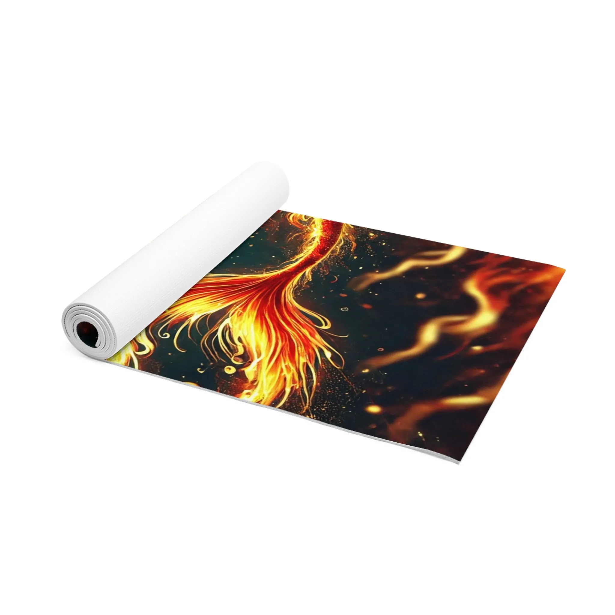 Fiery Aries Mermaid Foam Yoga Mat