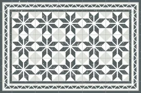 Floor Mat - Tile Dark Grey - Various Sizes