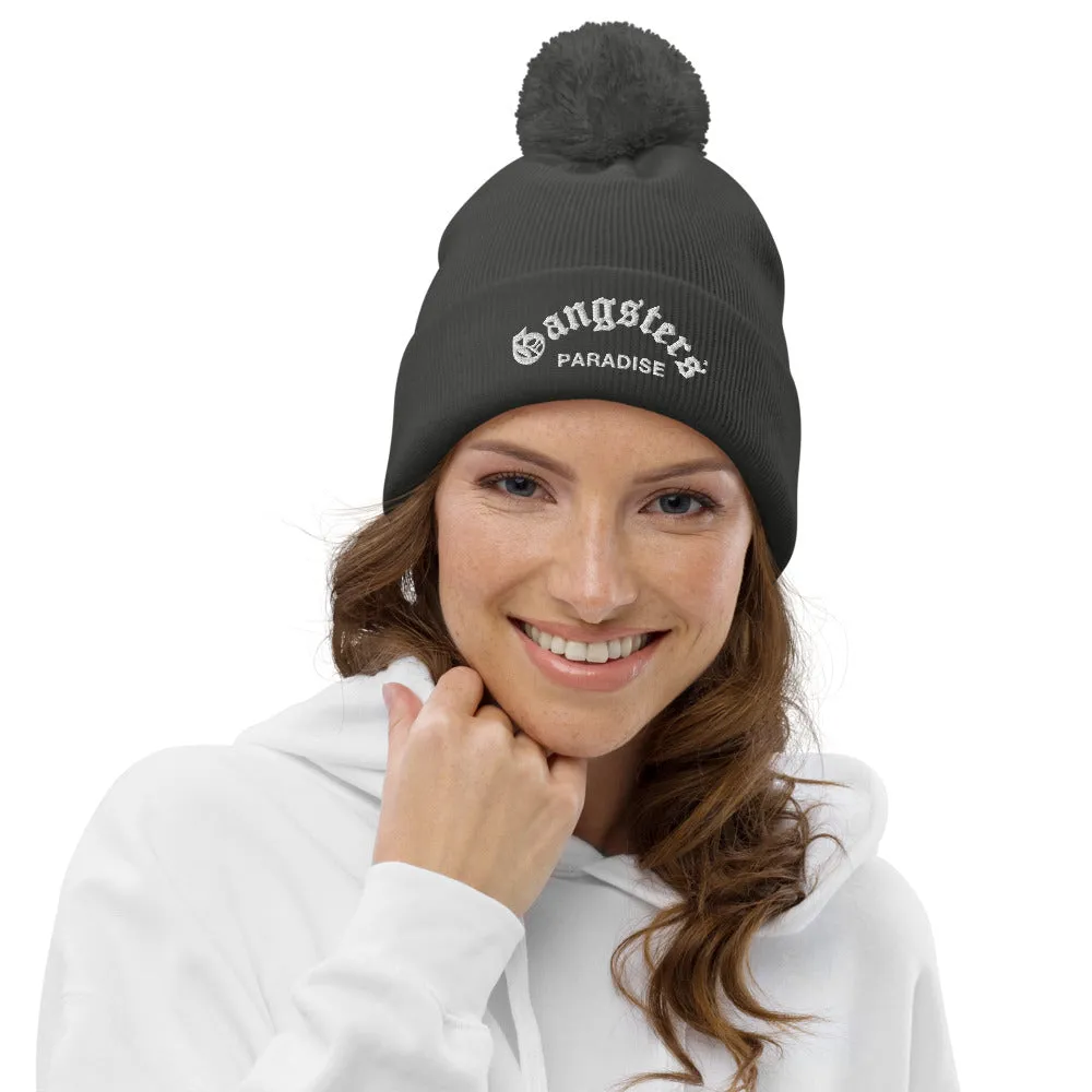 GANGSTER PARADISE POM POM BEANIE