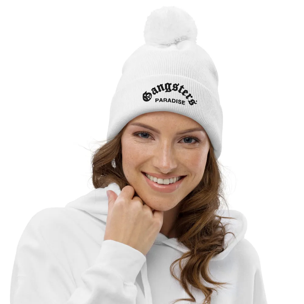 GANGSTER PARADISE POM POM BEANIE