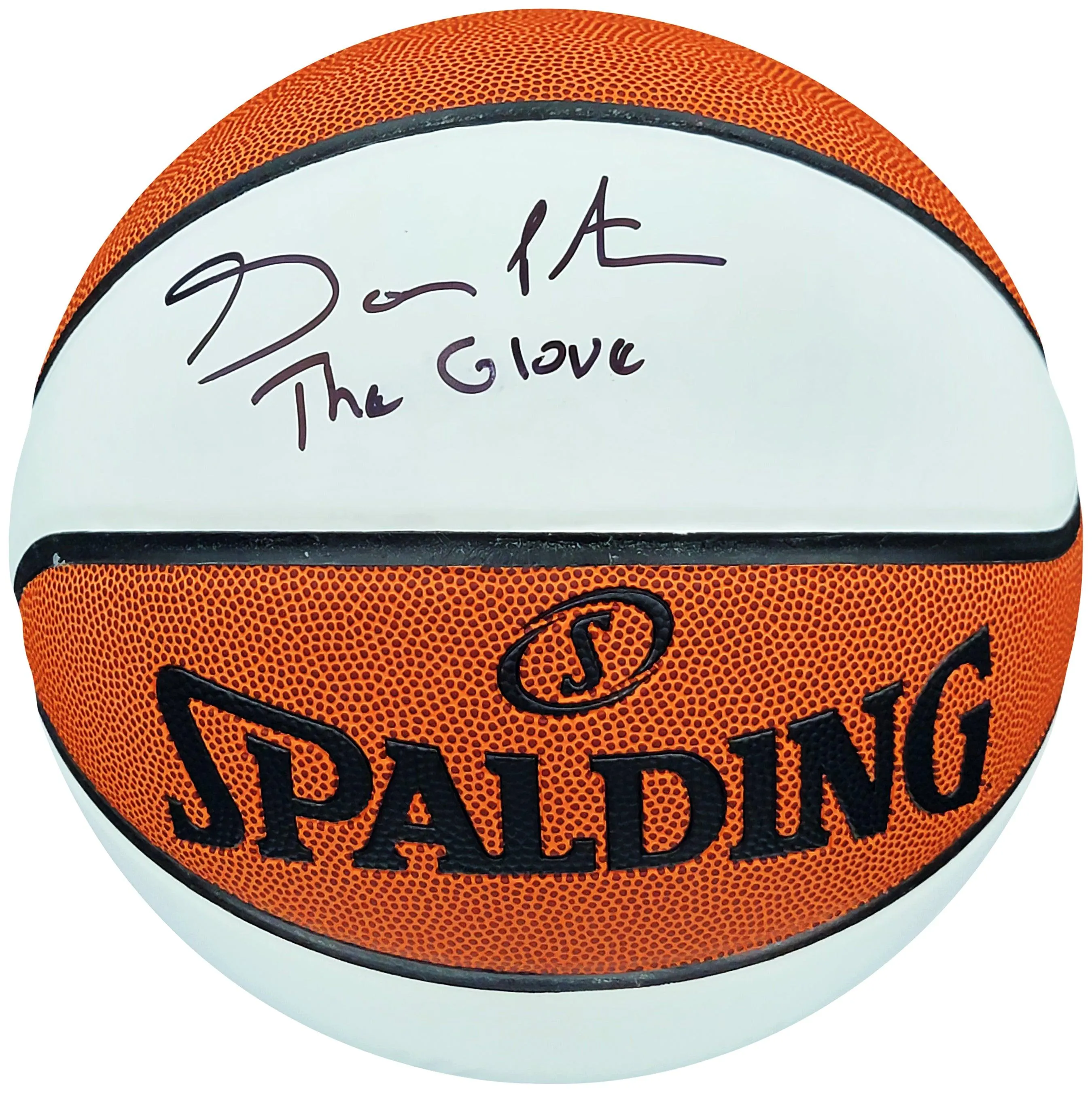 Gary Payton Autographed Official Spalding White Panel Basketball Seattle Supersonics "The Glove" Beckett BAS QR Stock #206121