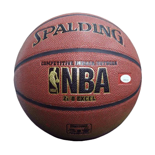 George Gervin Signed HOF '96 Inscription Spalding NBA Basketball (JSA)