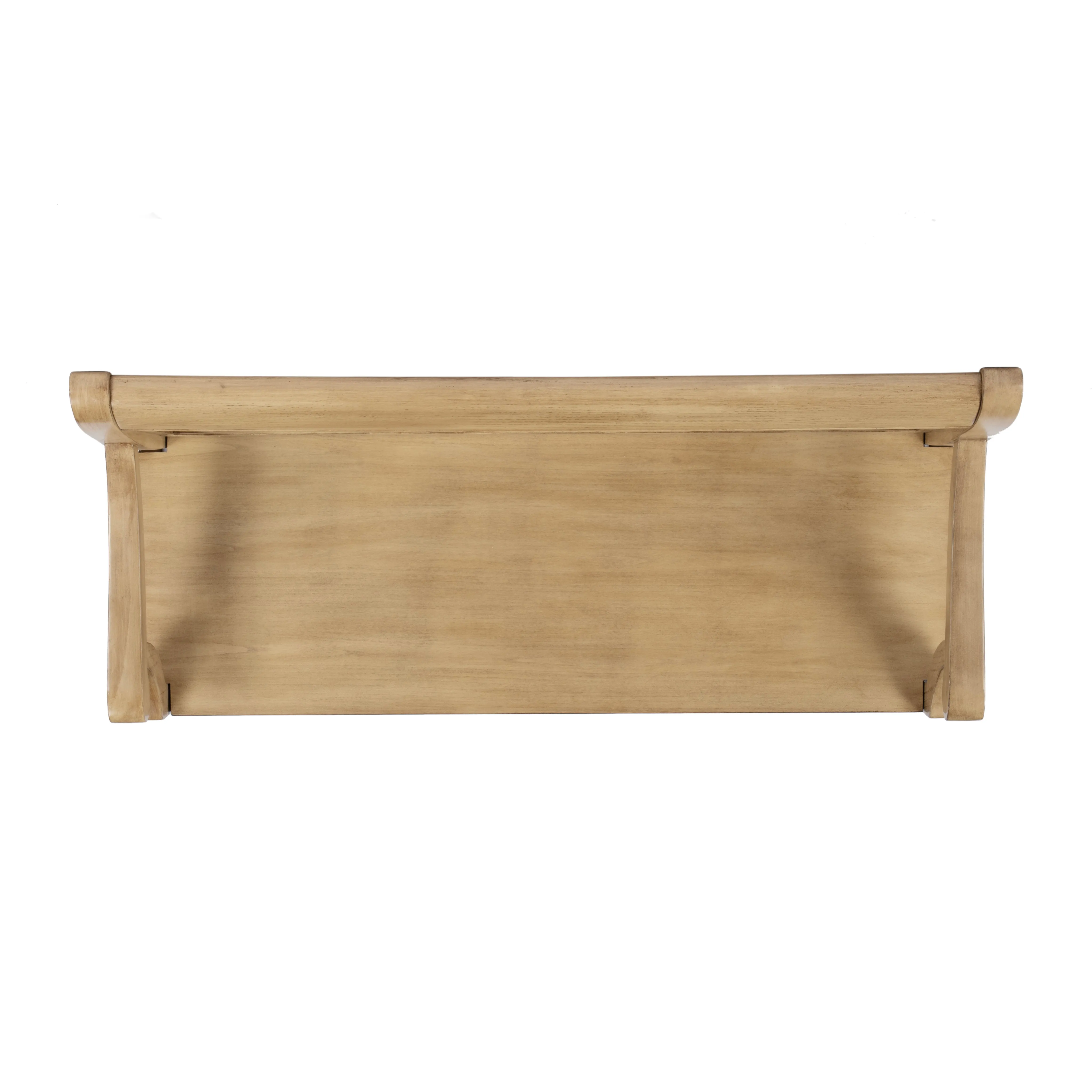 Gerrit Wooden 44"W Bench in Beige  5048424