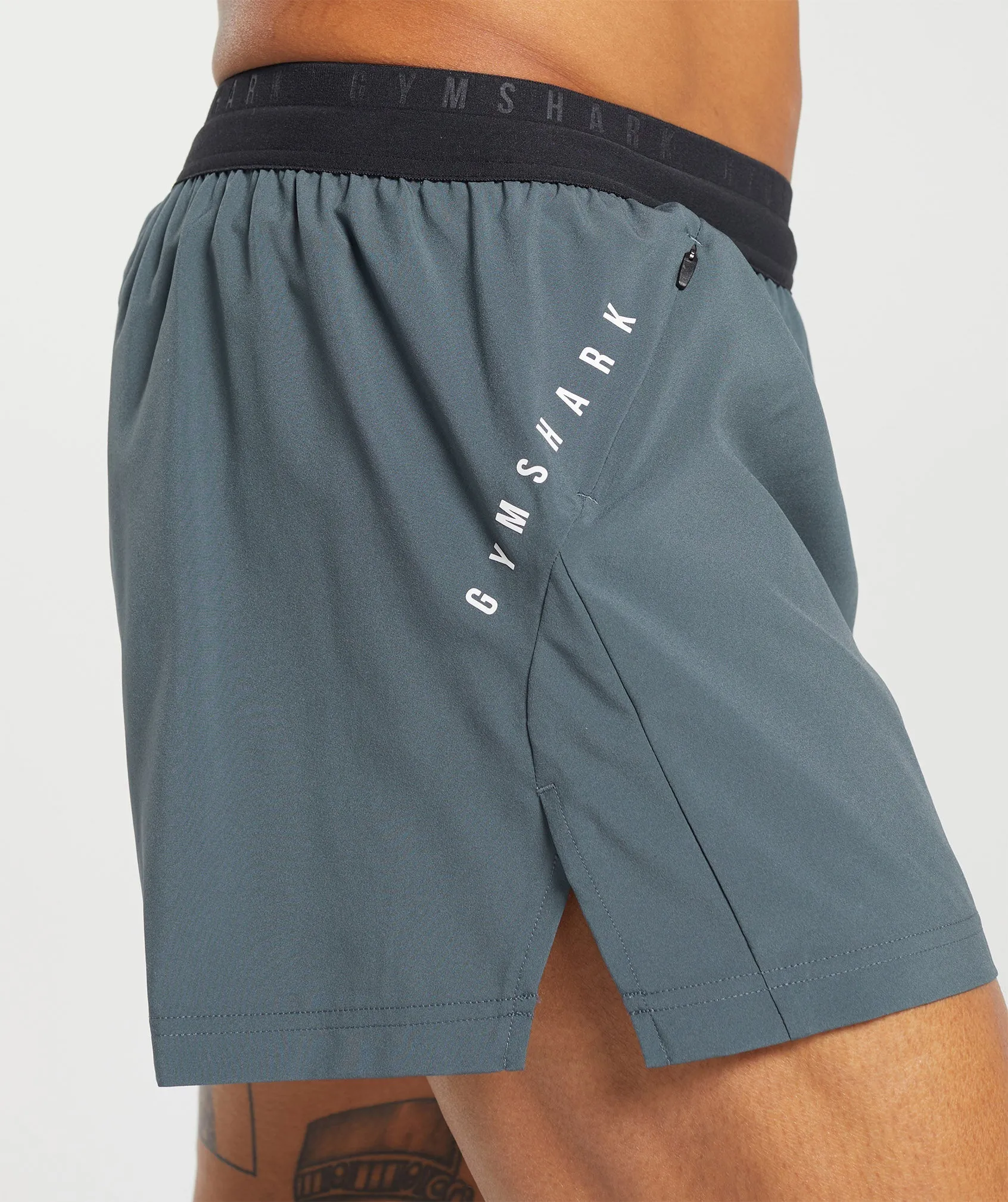 Gymshark Sport Run 3" Shorts - Titanium Blue