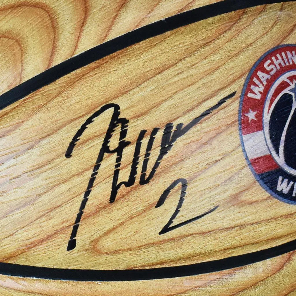 John Wall Signed Washington Wizards Wood Grain NBA Hardwood Series Basketball (JSA)