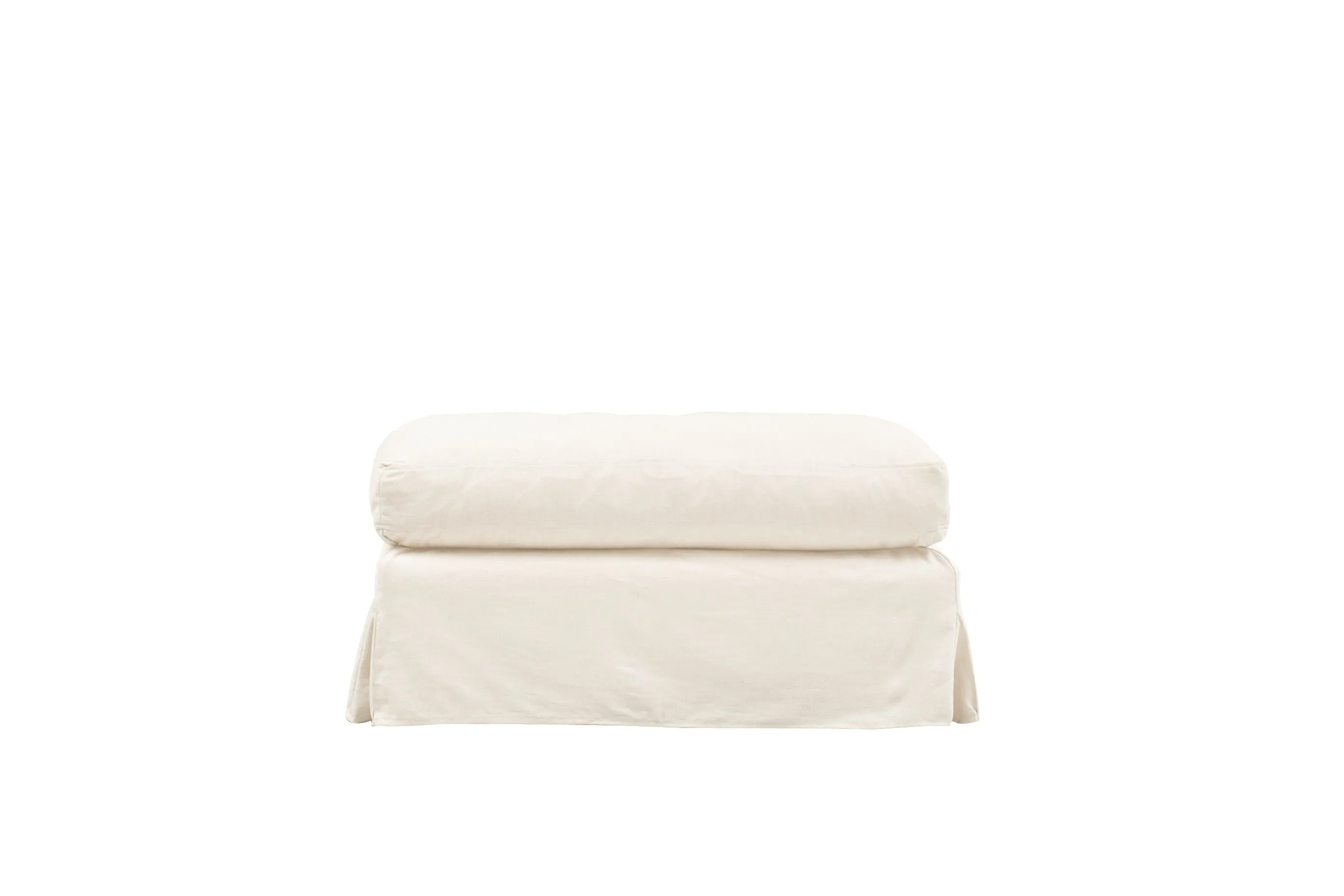 Kate | Bench Footstool Extra Loose Cover | Capri Linen