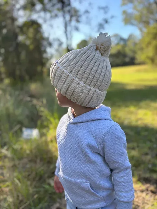 Kids Knitted Beanie | Kookaburra