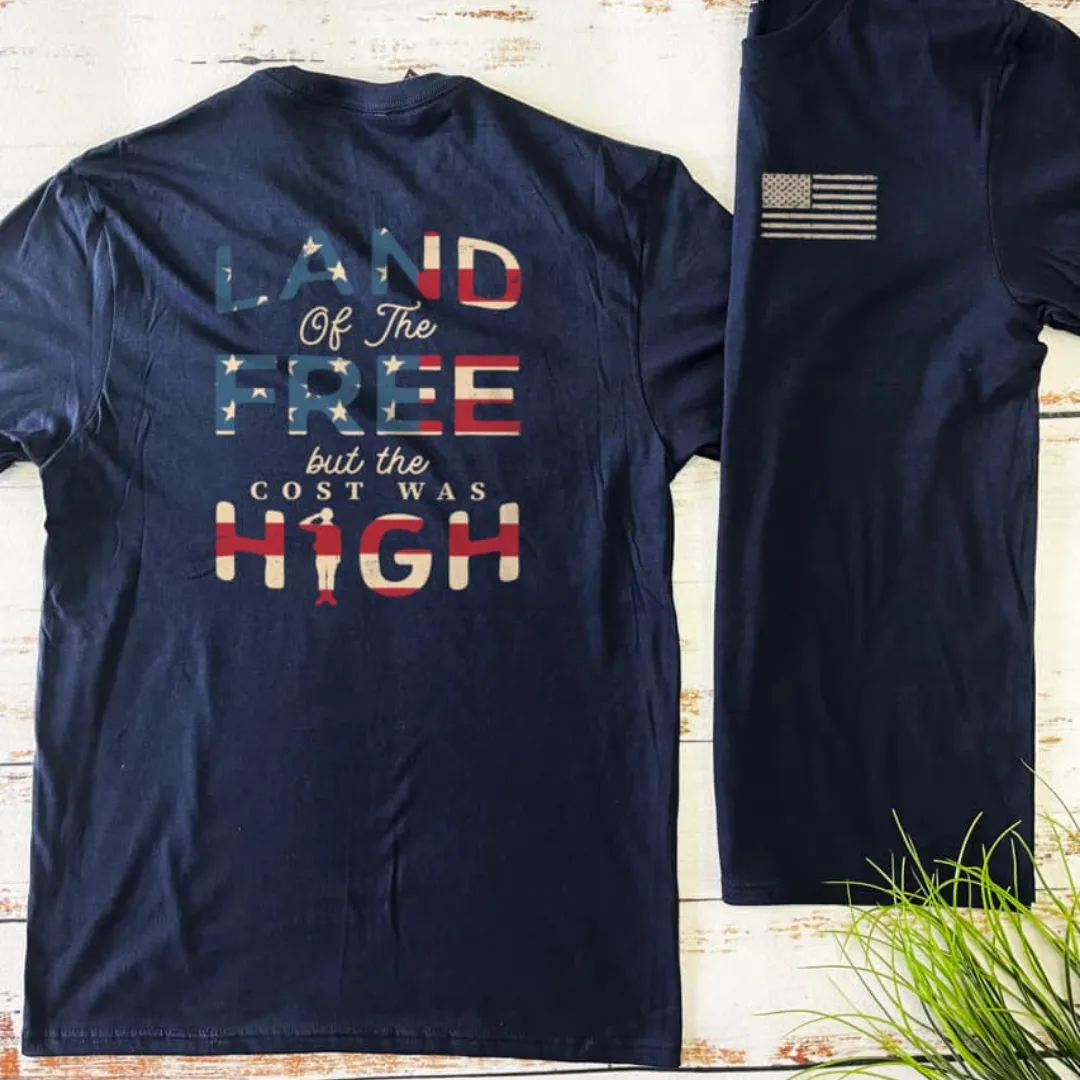 Land of the Free Front & Back Tee