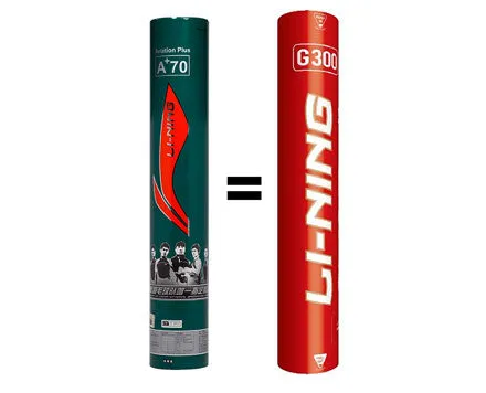 Li-Ning A  70 / G300 [76 speed] Feather Shuttle