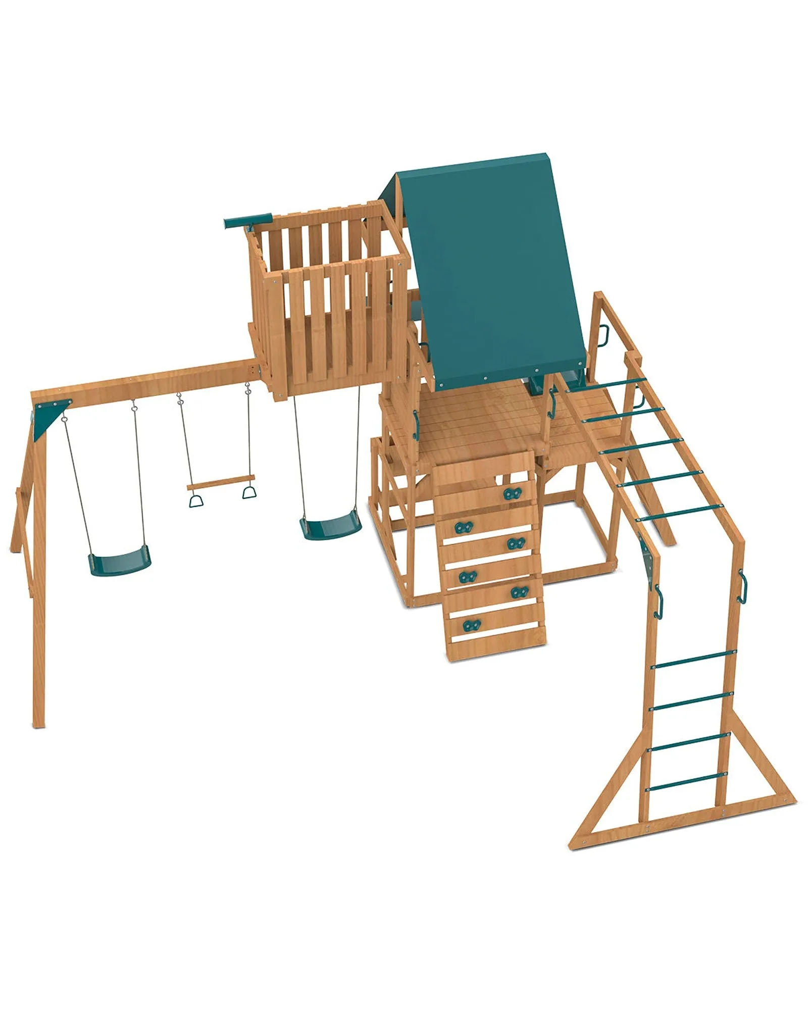 Lifespan Kids Walton Play Centre Set with 2.2m Green Slide