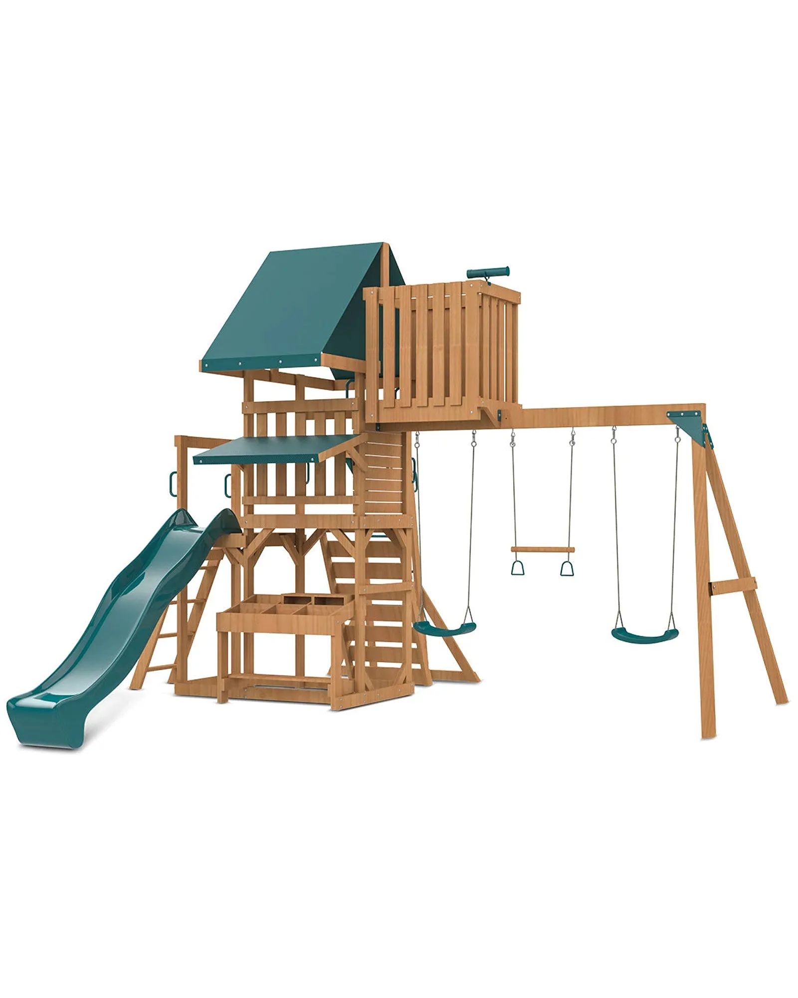 Lifespan Kids Walton Play Centre Set with 2.2m Green Slide