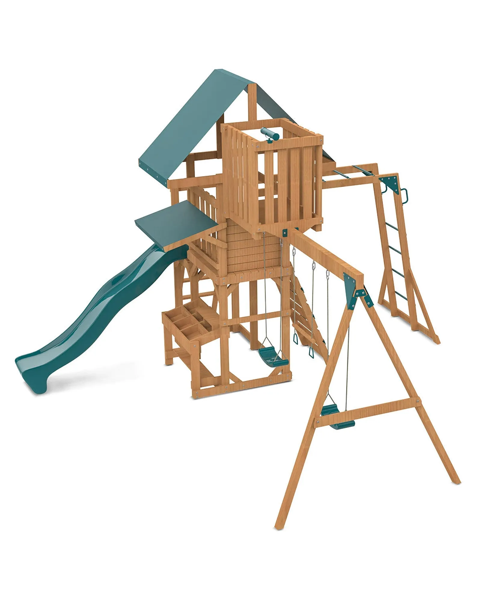 Lifespan Kids Walton Play Centre Set with 2.2m Green Slide